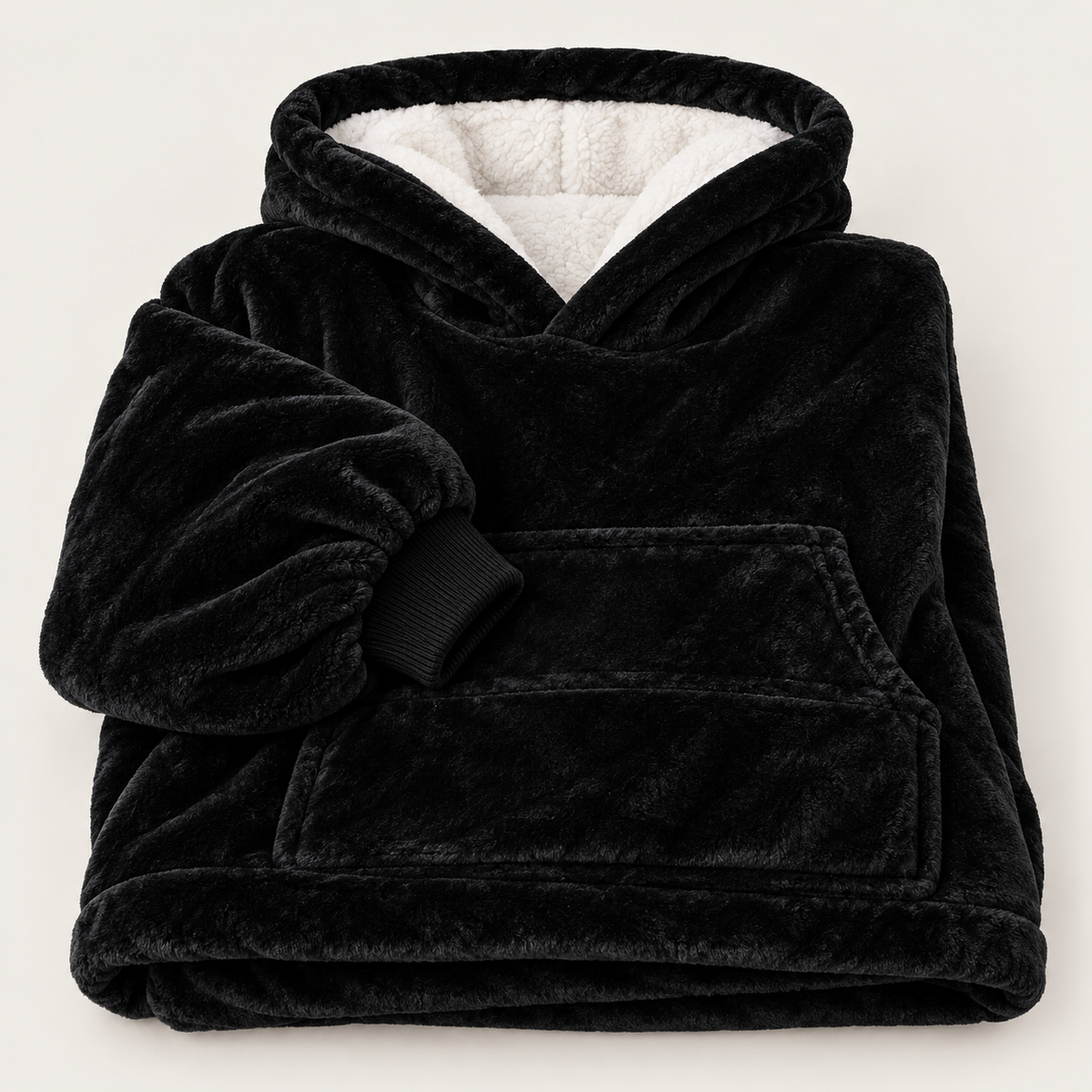 Wearable Blanket Hoodie for Women, Oversized Fleece Pullover