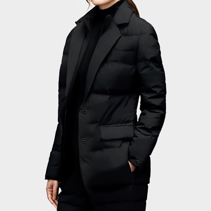Women's Blazer-Style Puffer Windbreaker | Lightweight Down City