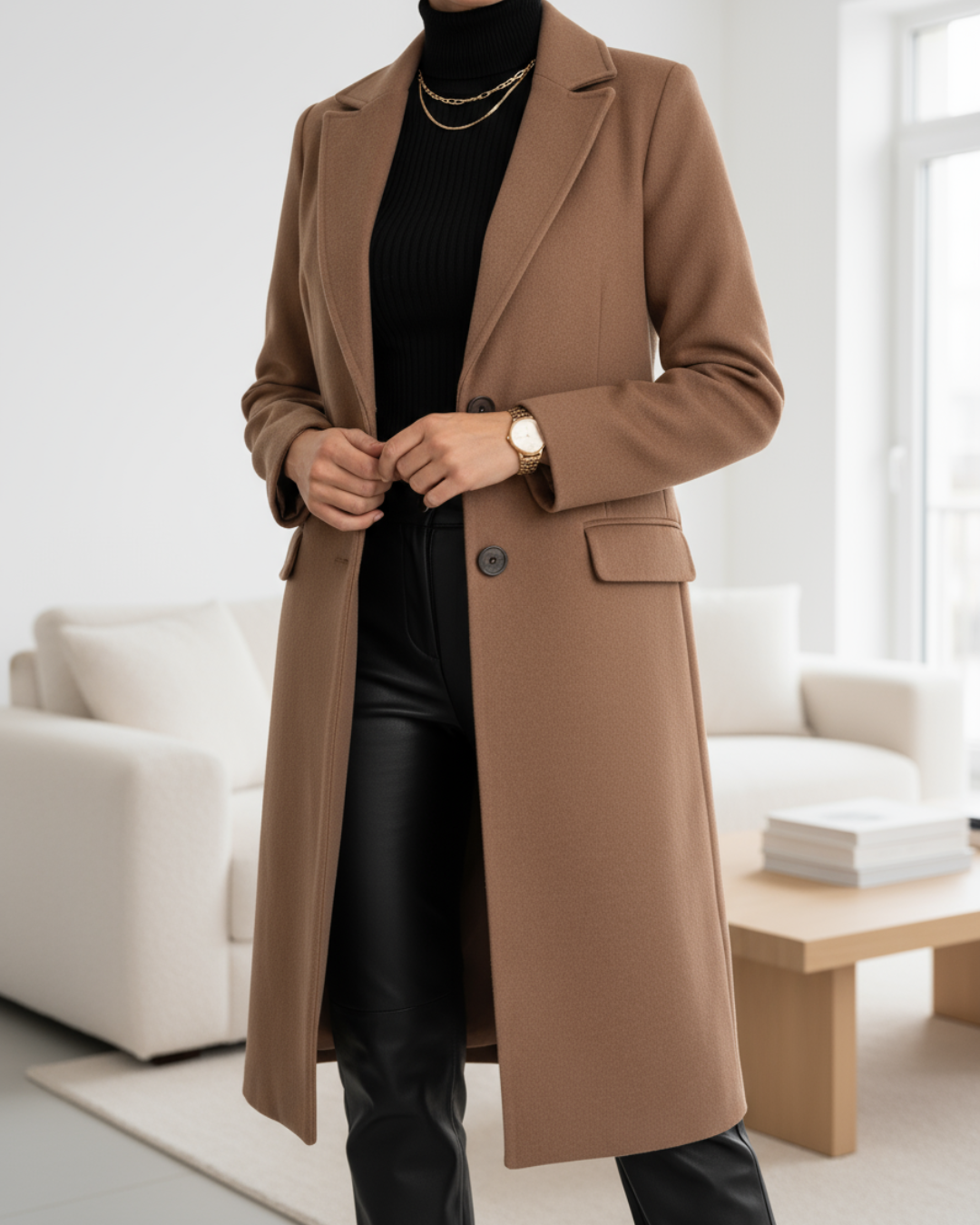 Women's Classic Long Overcoat