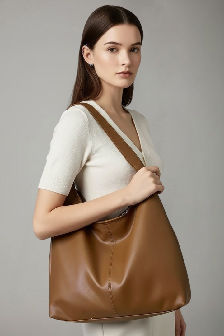 Women's Classic Tote Bag with Large Inner Pocket