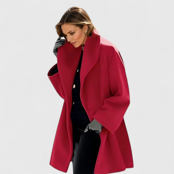 Women's Elegant Coat with Relaxed Fit