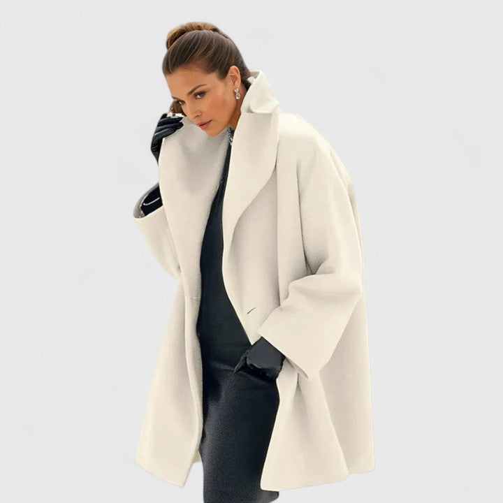 Women's Elegant Coat with Relaxed Fit