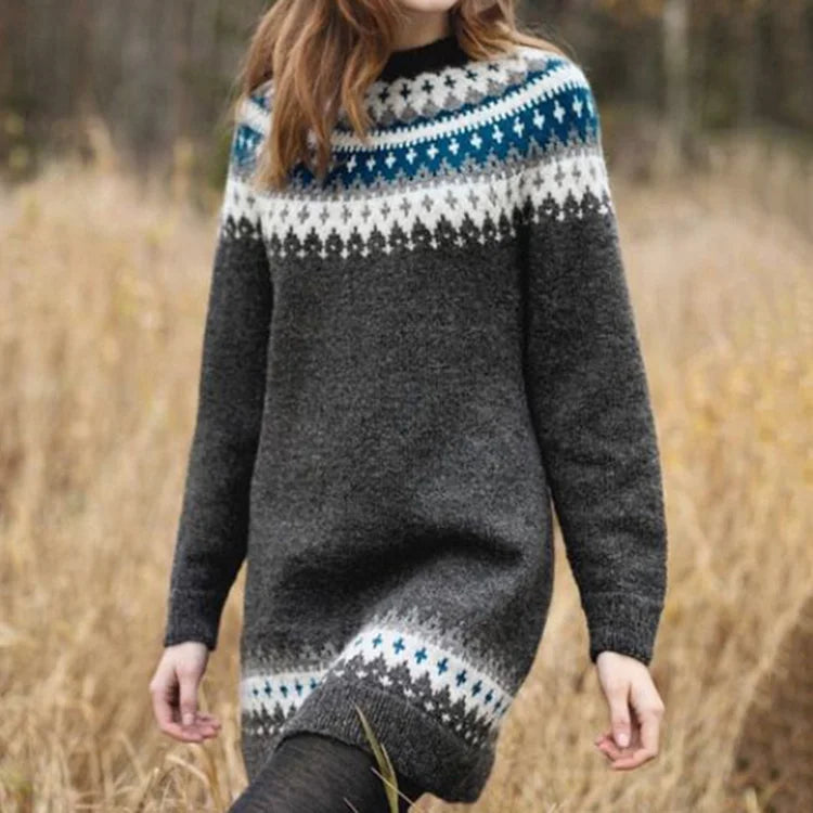 Women's Elegant Comfortable Pull in Gray