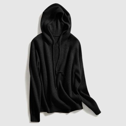 Women's Hooded Knitted Winter Sweater | Oversized Pullover