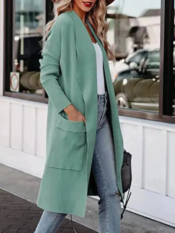 Women's Longline Cardigan with Pockets