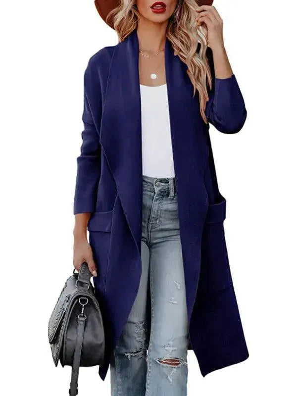 Women's Longline Cardigan with Pockets