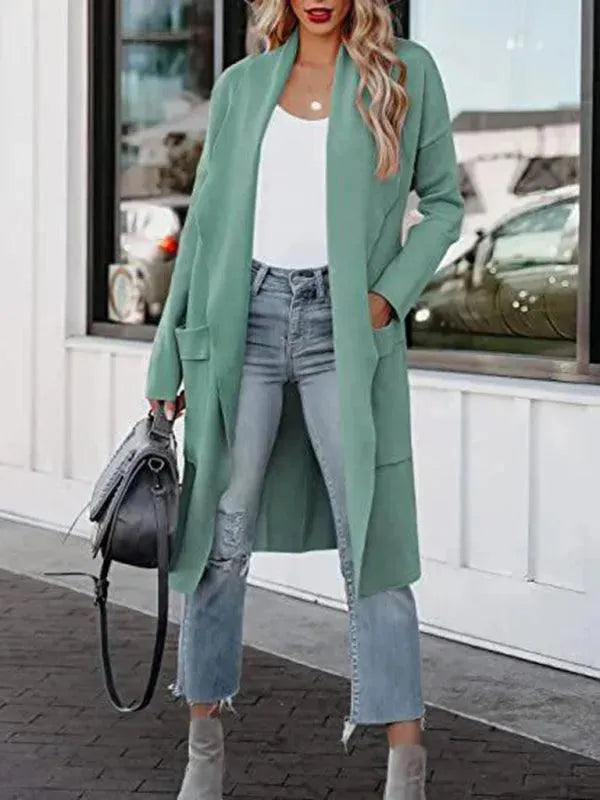 Women's Longline Cardigan with Pockets