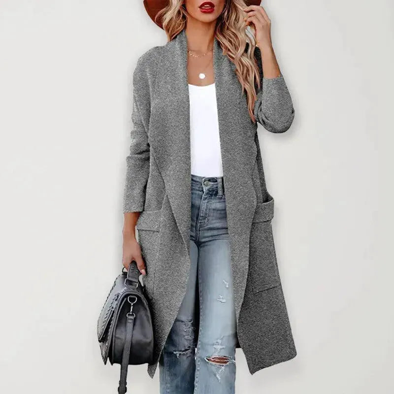 Women's Longline Cardigan with Pockets