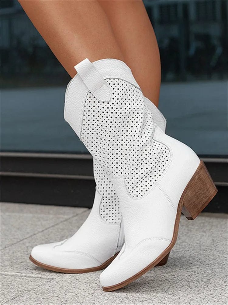 Women's Orthopaedic Taren Boots with Western Style