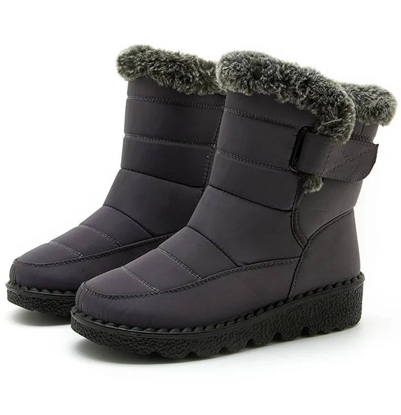 Women's Waterproof Insulated Snow Boots | Fur Cuff Winter