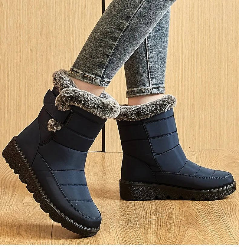 Women's Waterproof Insulated Snow Boots | Fur Cuff Winter