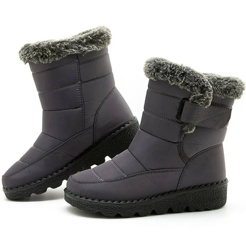 Women's Waterproof Insulated Snow Boots | Fur Cuff Winter
