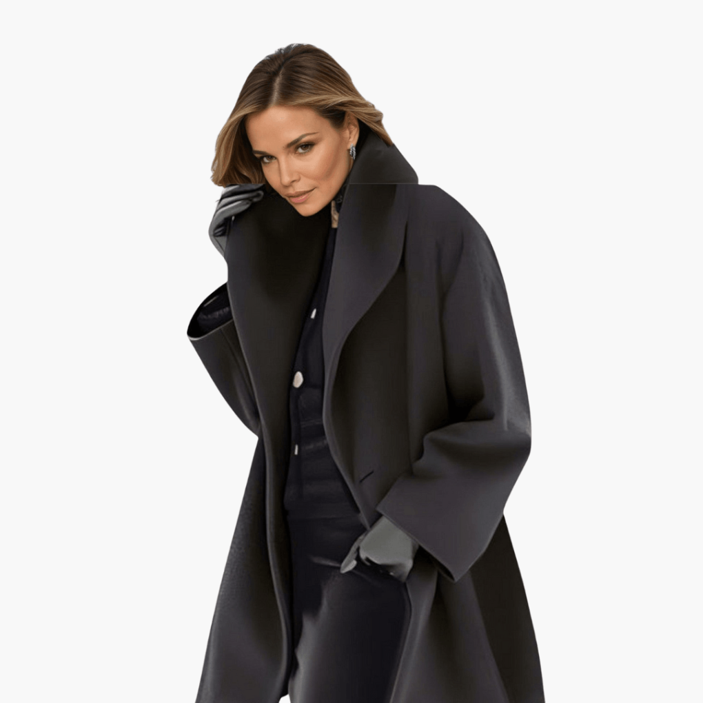 Women's Wide Collar Blazer Coat