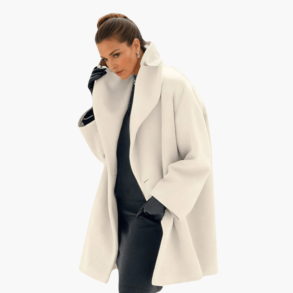 Women's Wide Collar Blazer Coat