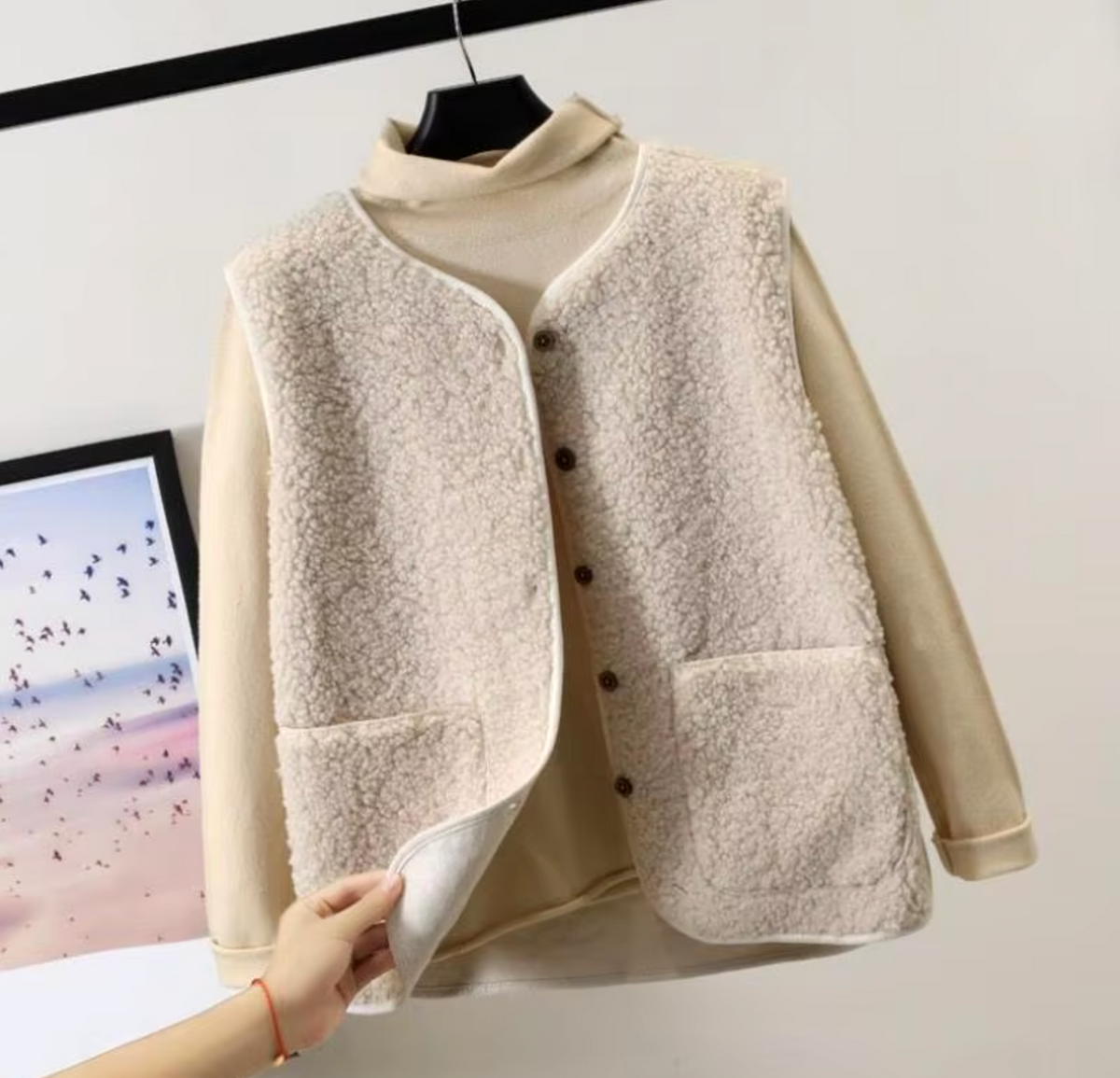 Wynnie | Women's Sherpa Sleeveless Fleece Vest