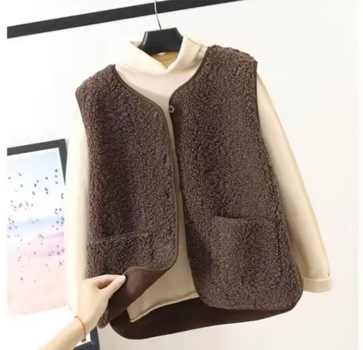 Wynnie | Women's Sherpa Sleeveless Fleece Vest