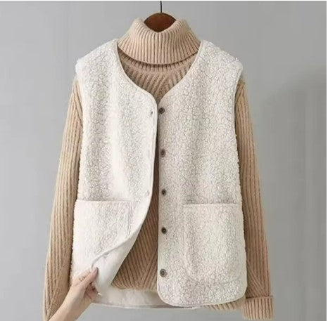 Wynnie | Women's Sherpa Sleeveless Fleece Vest
