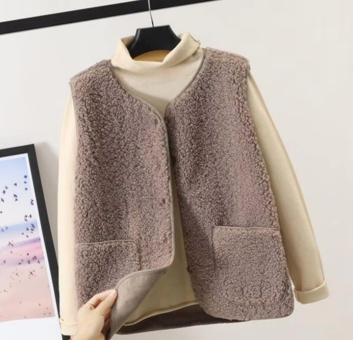 Wynnie | Women's Sherpa Sleeveless Fleece Vest