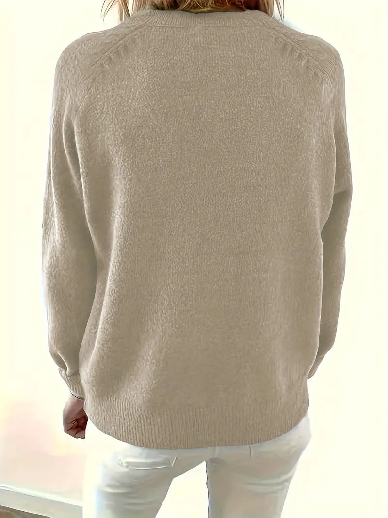 Adeline | Women's Button Front Knit Sweater