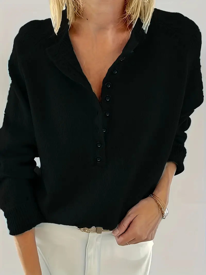 Adeline | Women's Button Front Knit Sweater