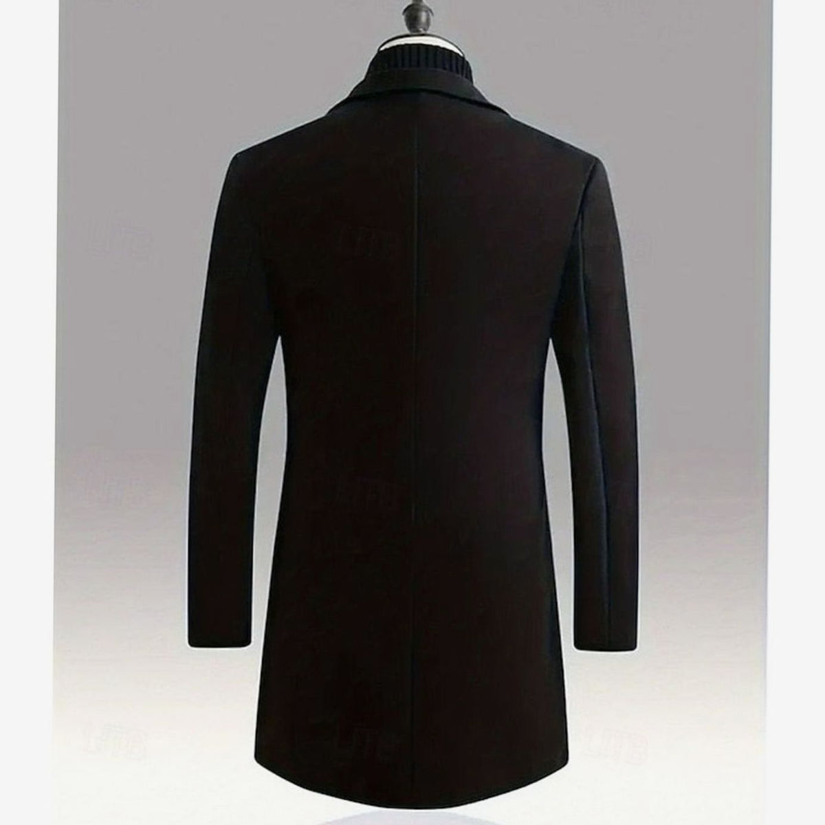 Alexander | Men's Classic Long Wool Coat Single-Breasted Overcoat