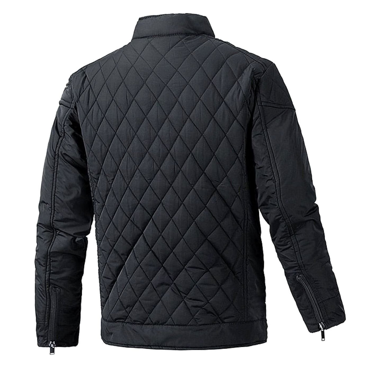 Alexander | Men's Diamond-Quilted Stand-Collar Full-Zip Jacket