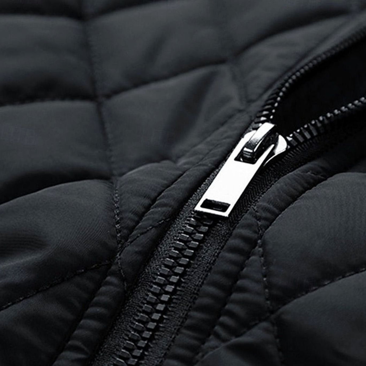 Alexander | Men's Diamond-Quilted Stand-Collar Full-Zip Jacket