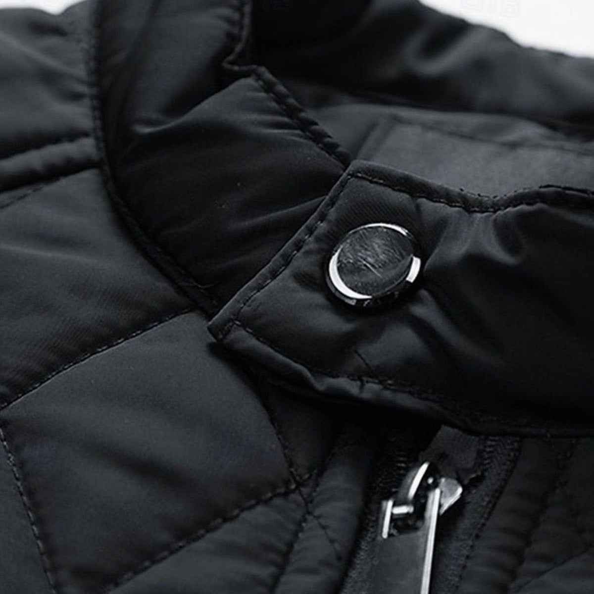 Alexander | Men's Diamond-Quilted Stand-Collar Full-Zip Jacket