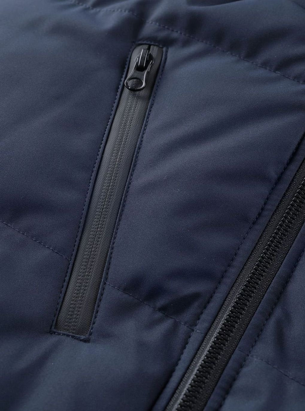 Alexander | Men's Quilted Hooded Winter Jacket Ribbed-Cuff Full-Zip Puffer