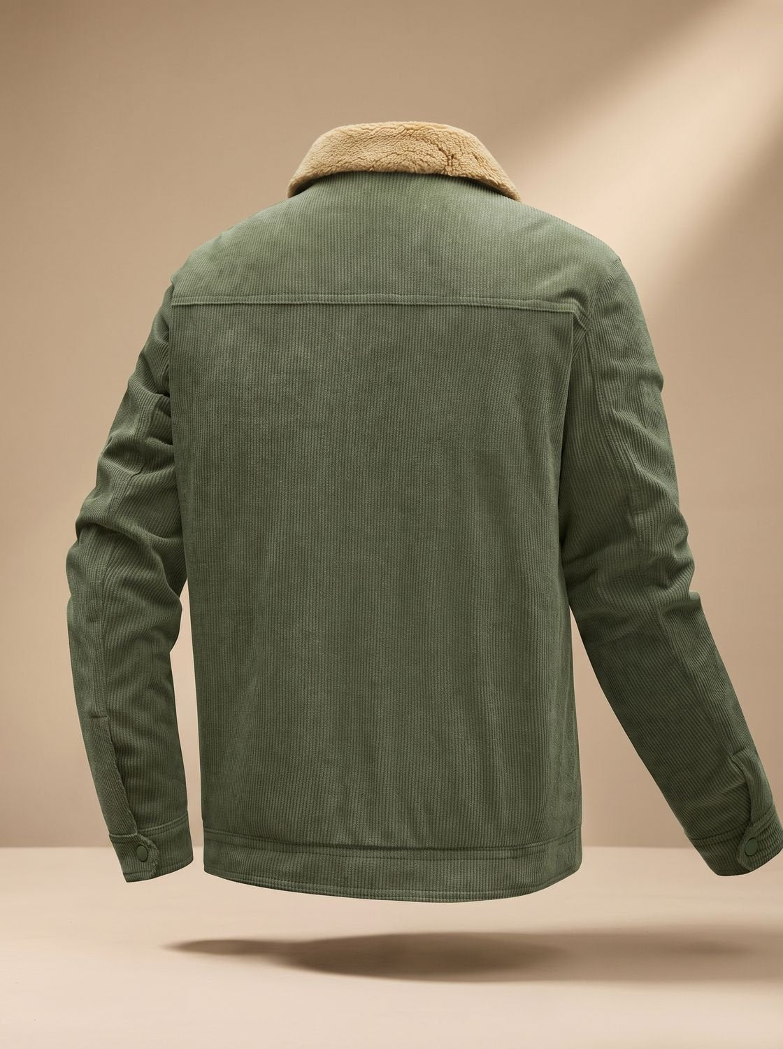 Alexander | Men's Sherpa-Lined Corduroy Button-Front Jacket