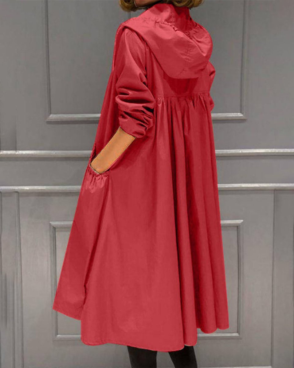 Anouska | Women's Waterproof Hooded Trench Coat