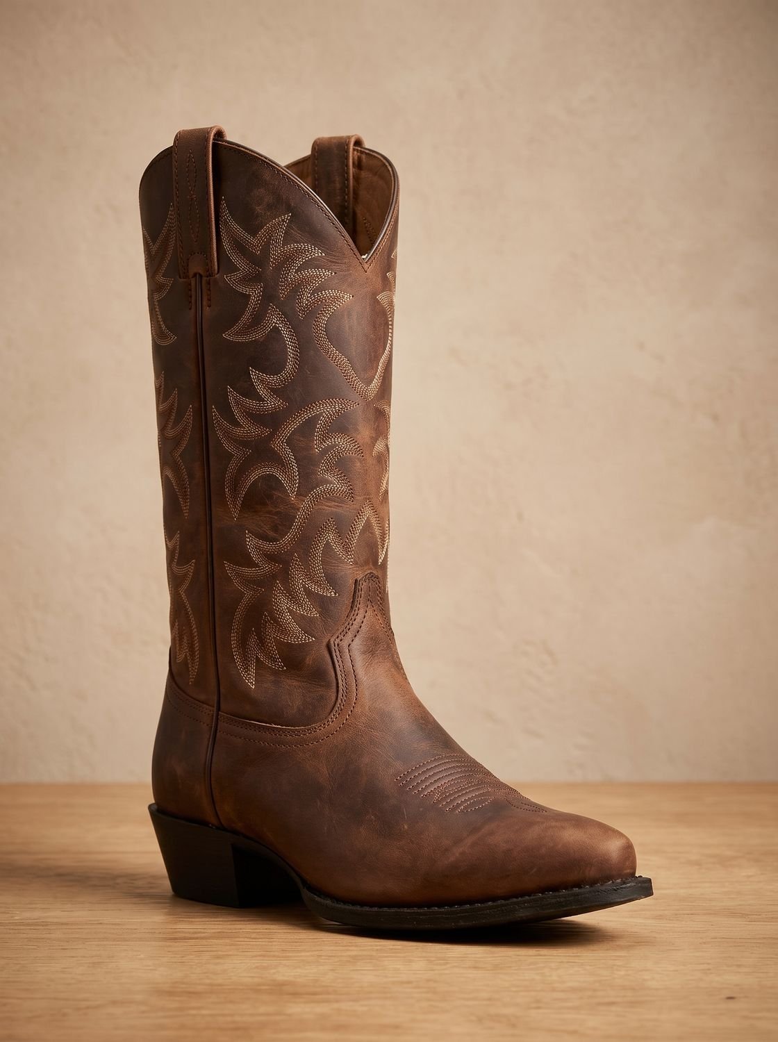 Aria | Women's Embroidered Mid-Calf Block-Heel Cowboy Boots