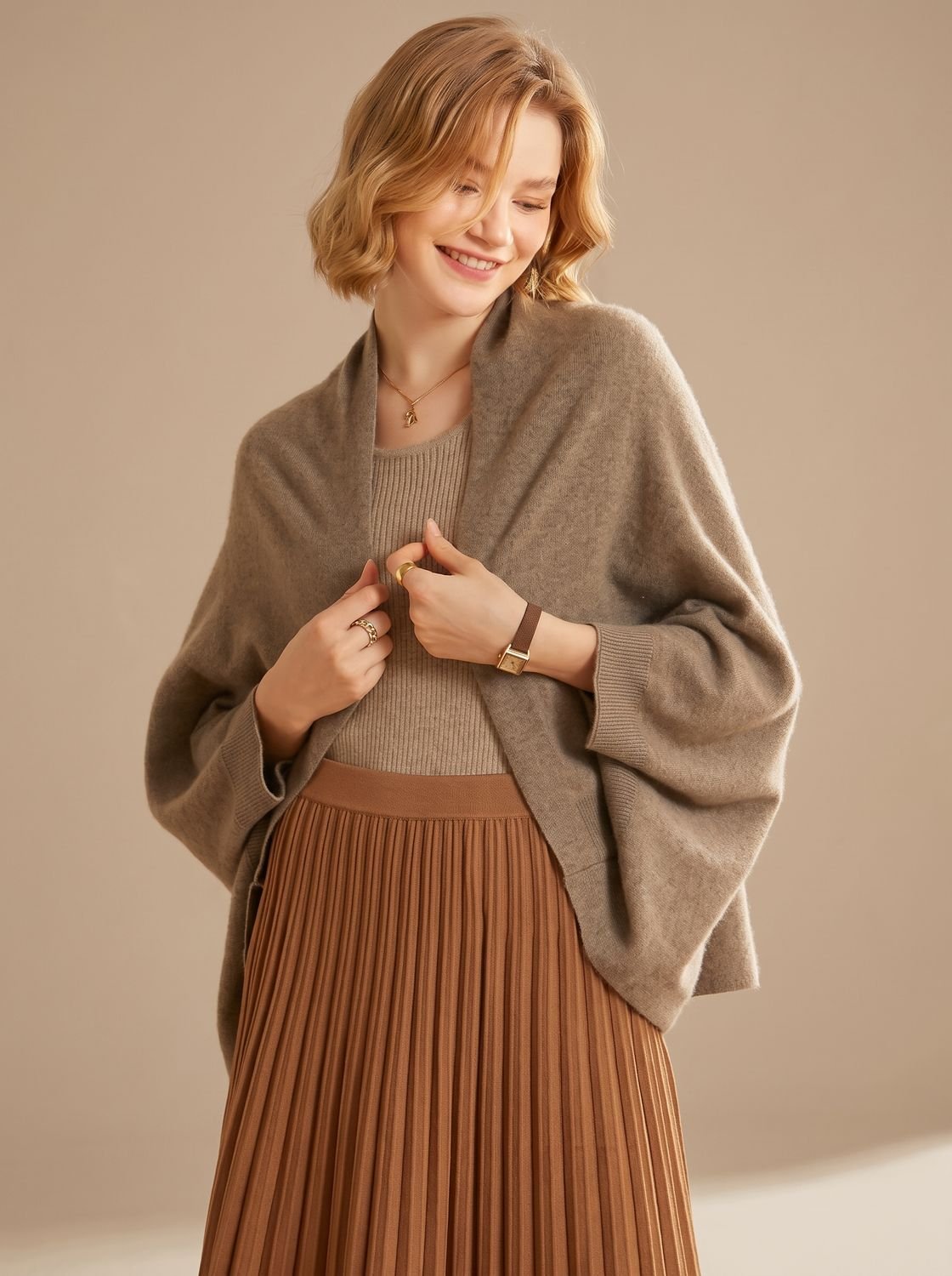 Aria | Women's Soft Faux Cashmere Oversized Wrap Scarf