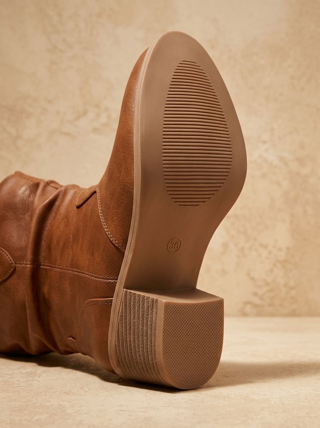 Aria | Women's Wide-Calf Pull-On Western Knee-High Boots