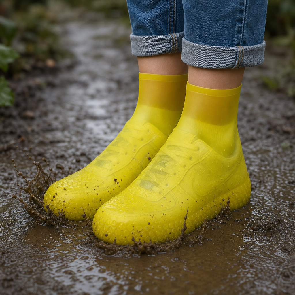 Celine | Women's Rain Boots with Tread and Collar