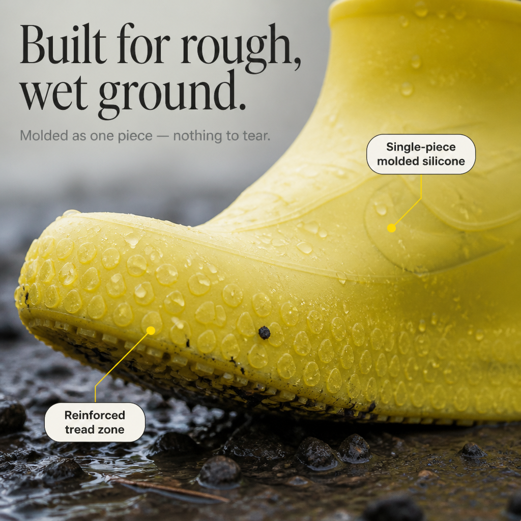Celine | Women's Rain Boots with Tread and Collar