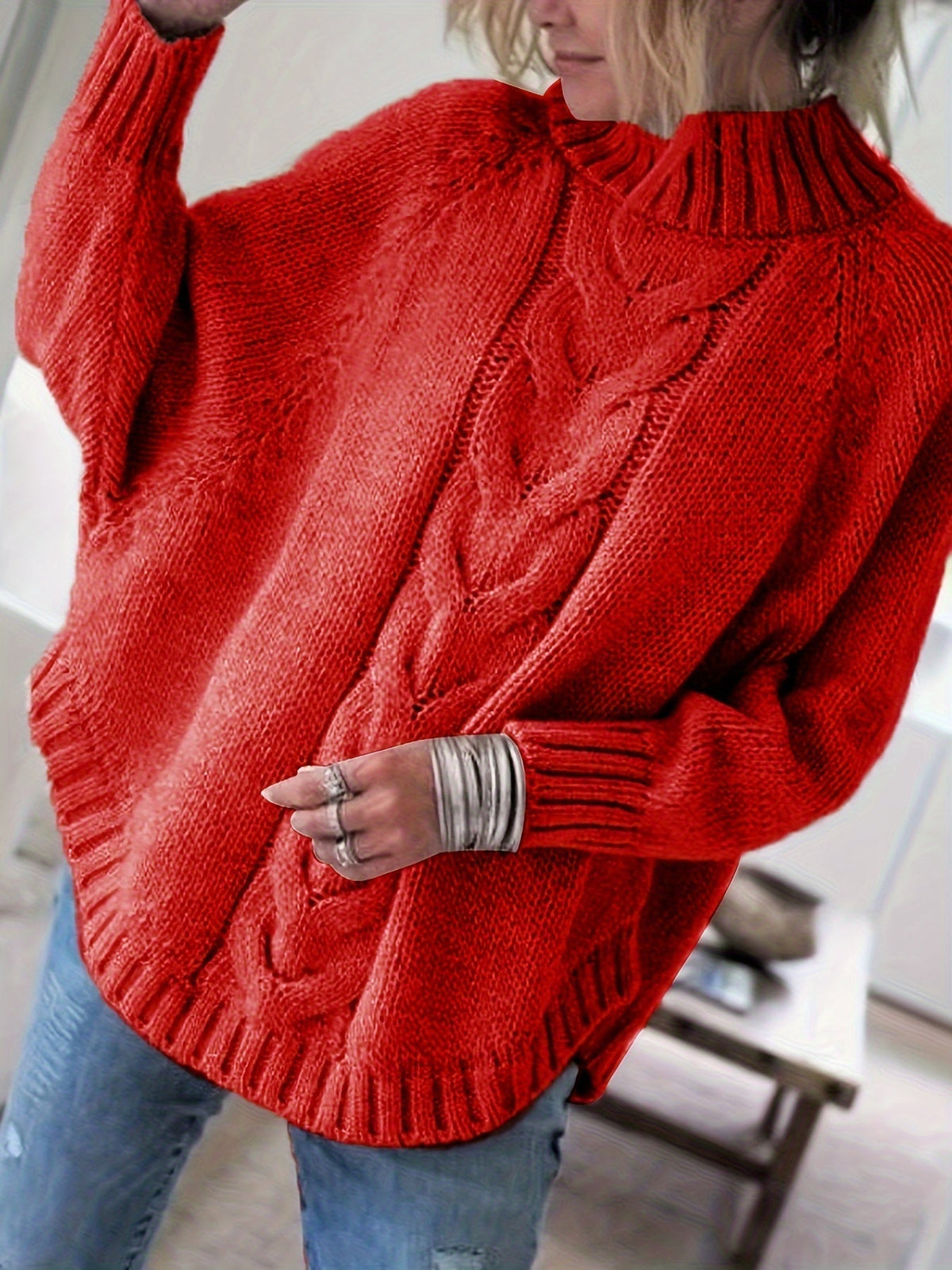 Colette | Women's Oversized Cable-Knit Sweater