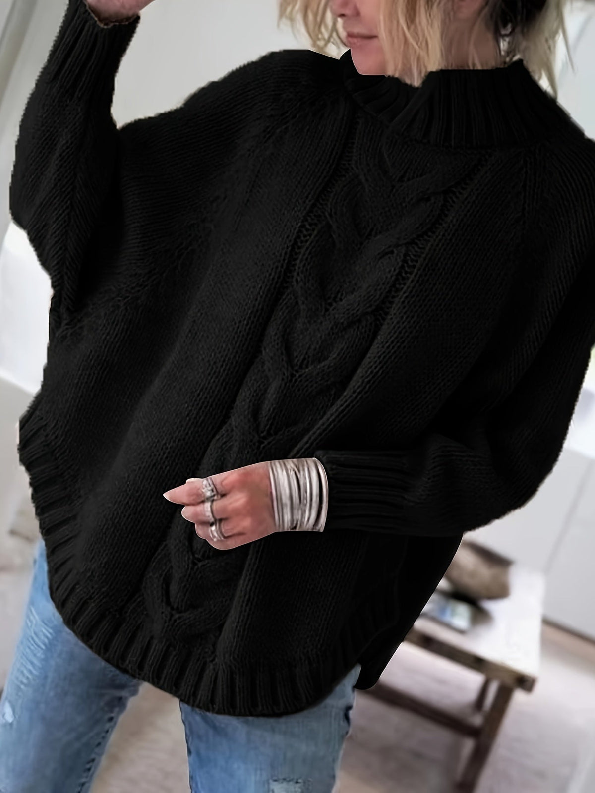 Colette | Women's Oversized Cable-Knit Sweater