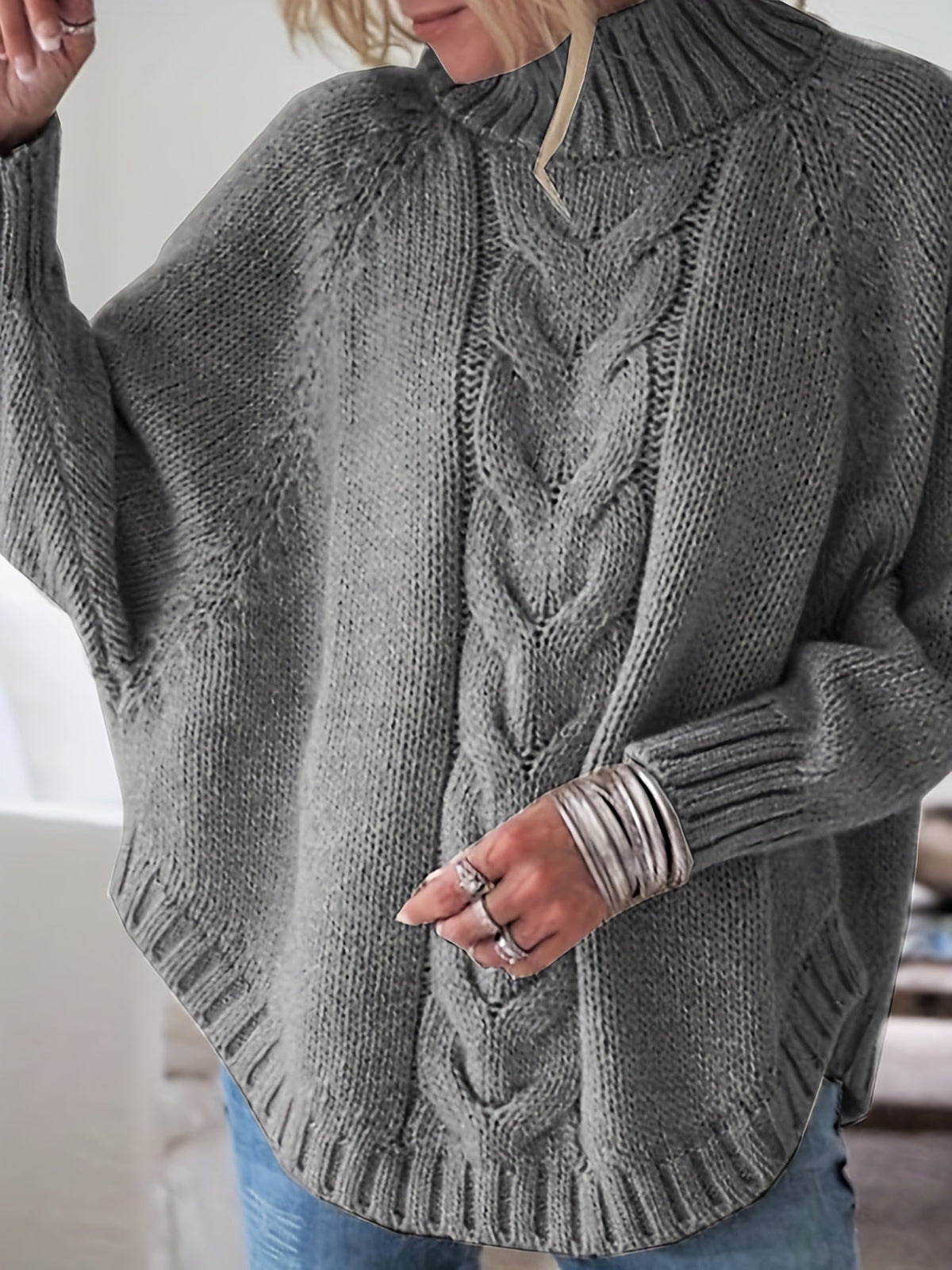 Colette | Women's Oversized Cable-Knit Sweater
