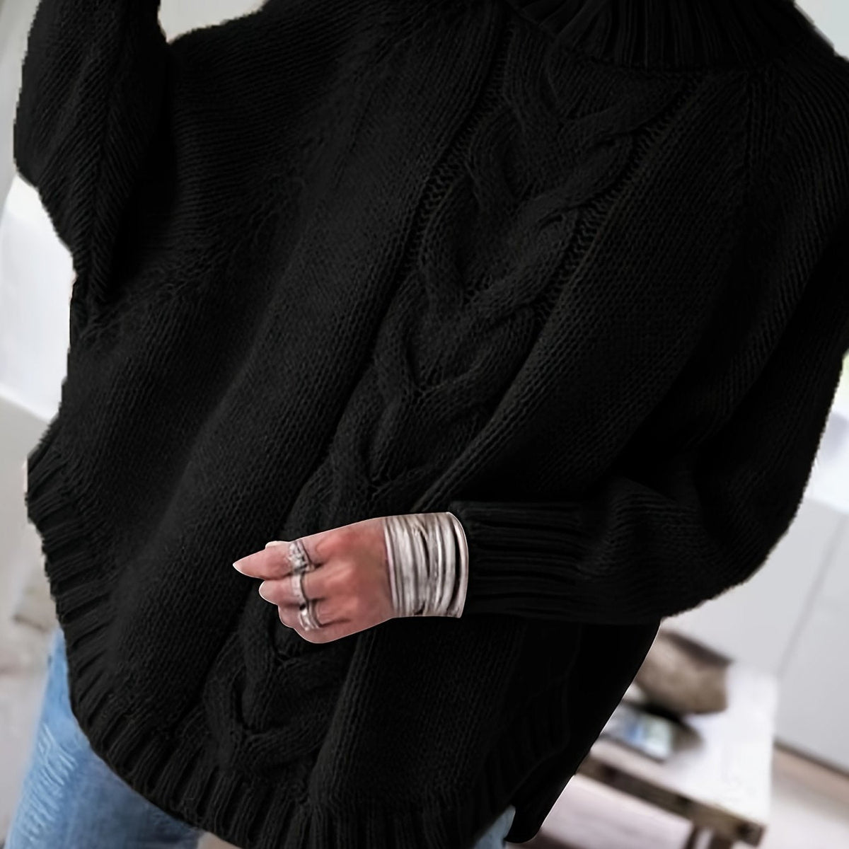 Colette | Women's Oversized Cable-Knit Sweater
