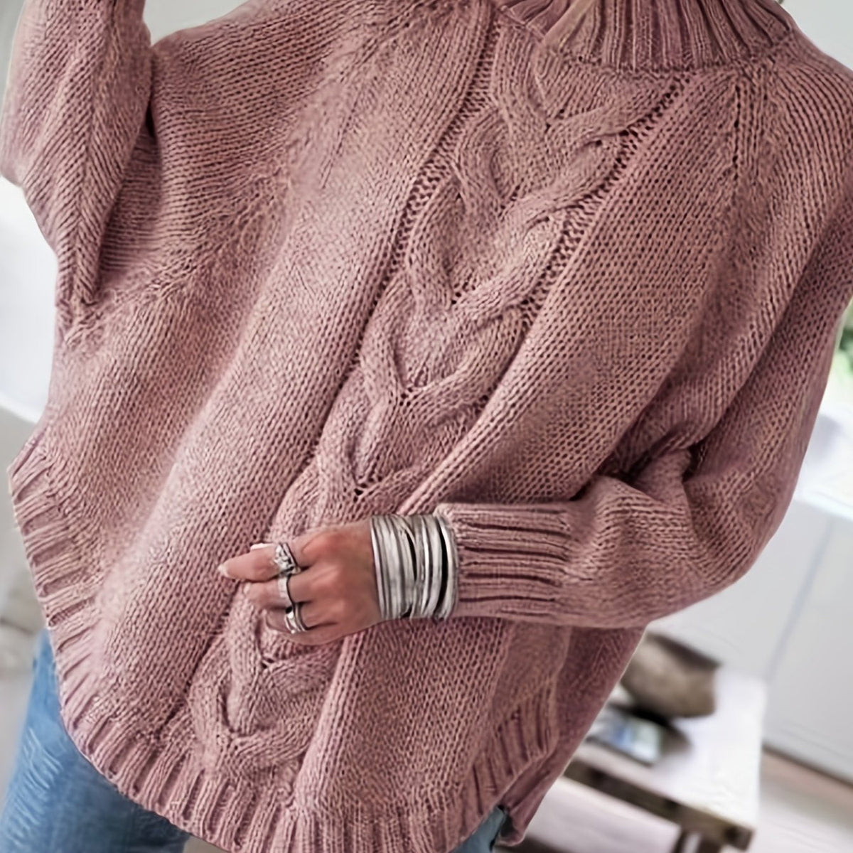 Colette | Women's Oversized Cable-Knit Sweater