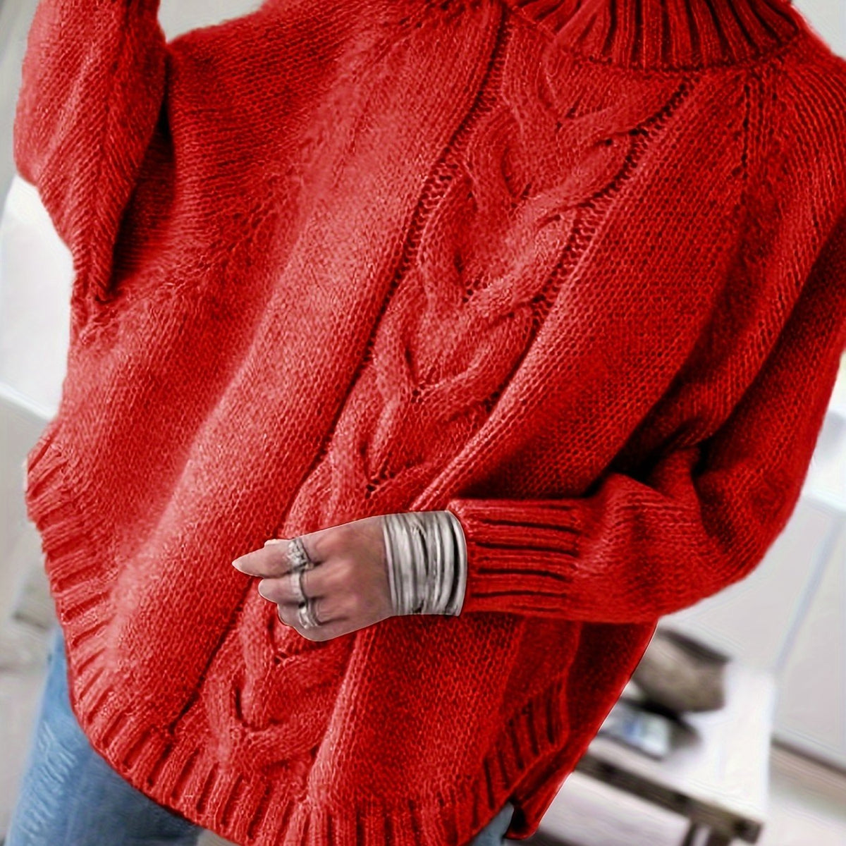 Colette | Women's Oversized Cable-Knit Sweater