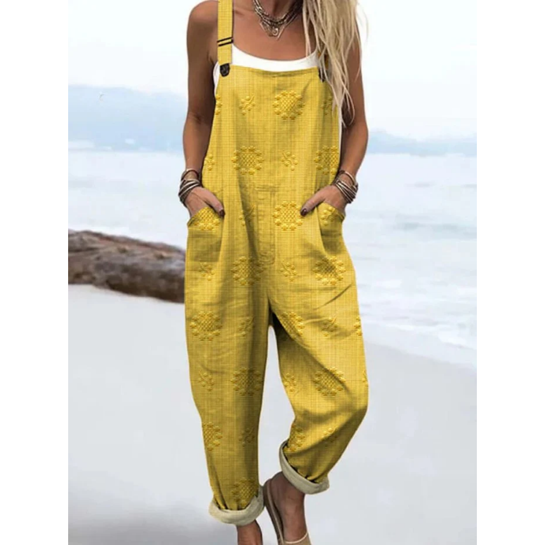 Daphne - Comfortable Printed Overalls