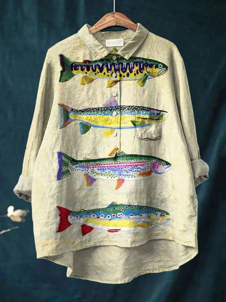 Darcy Fish Art Shirt for Men