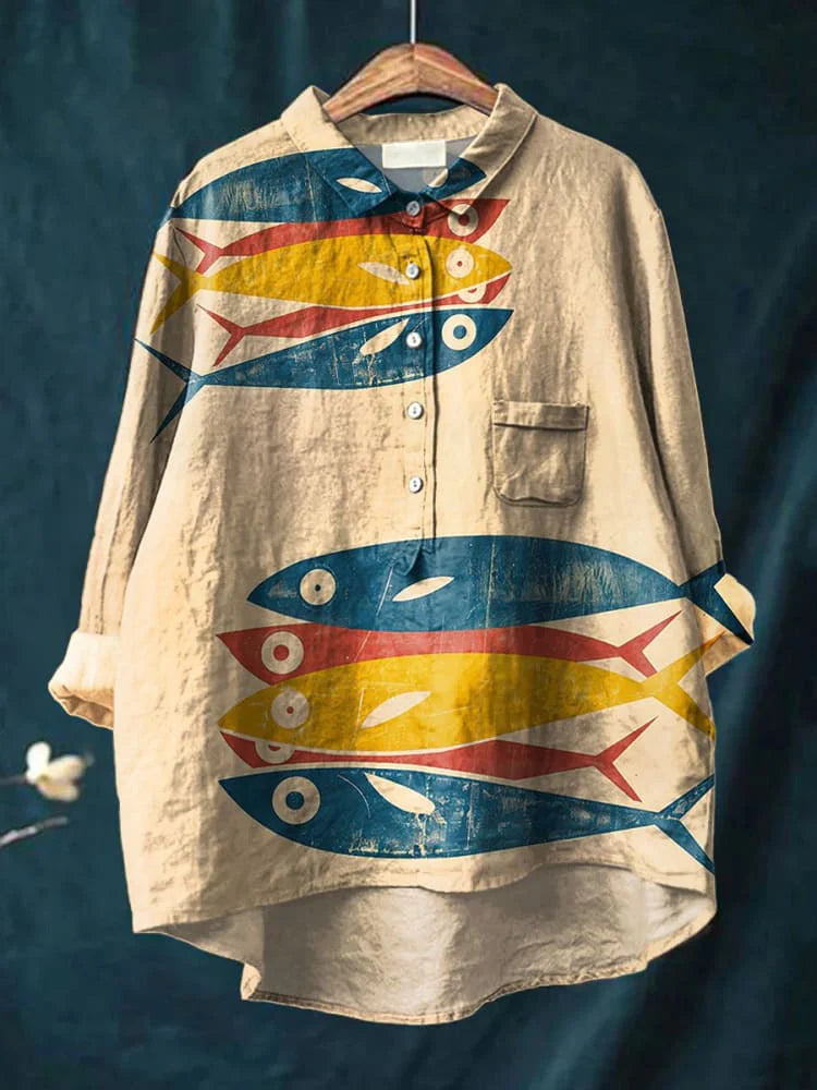 Darcy Fish Art Shirt for Men