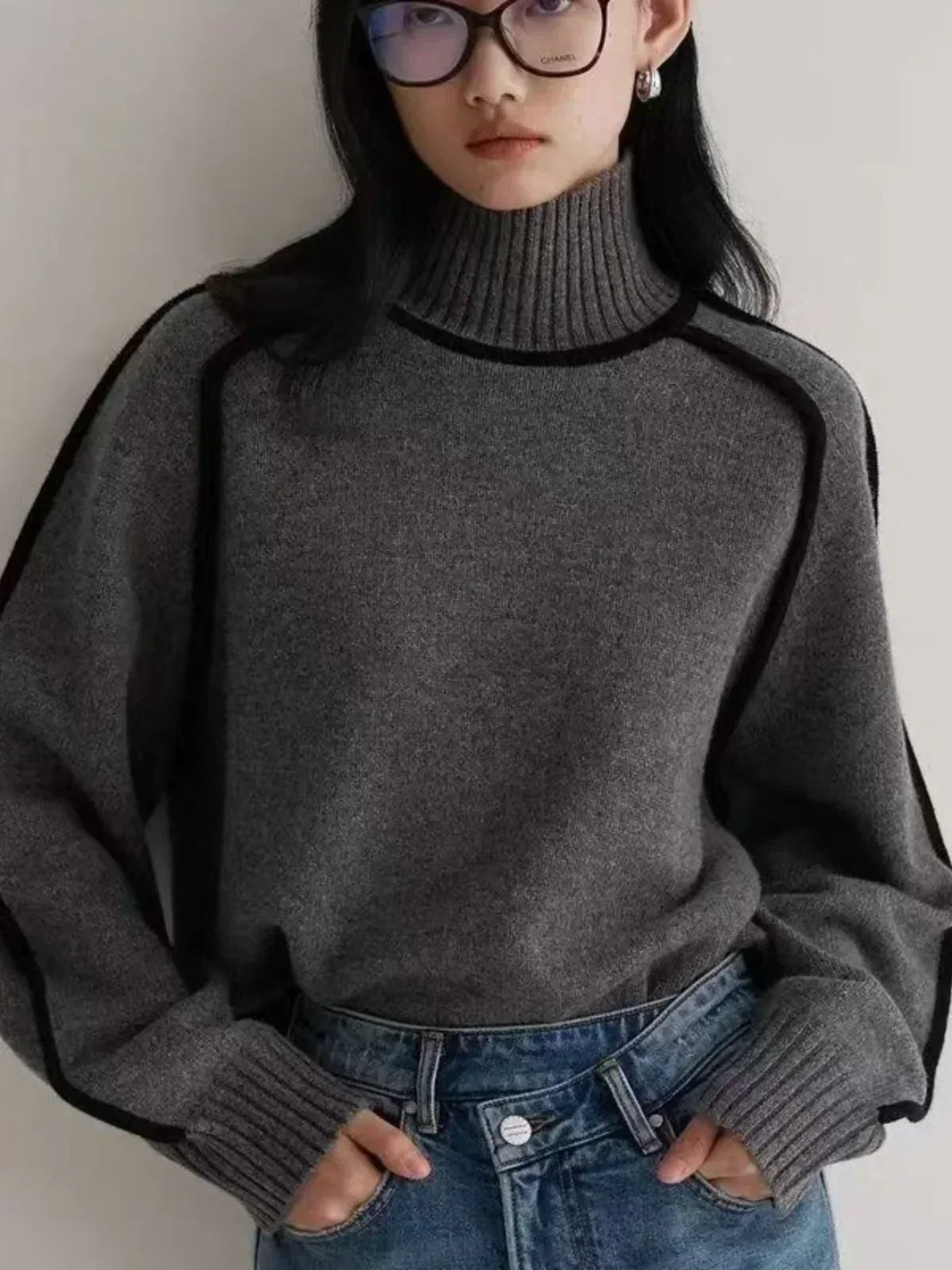 Darla Women's Elegant Turtleneck Sweater