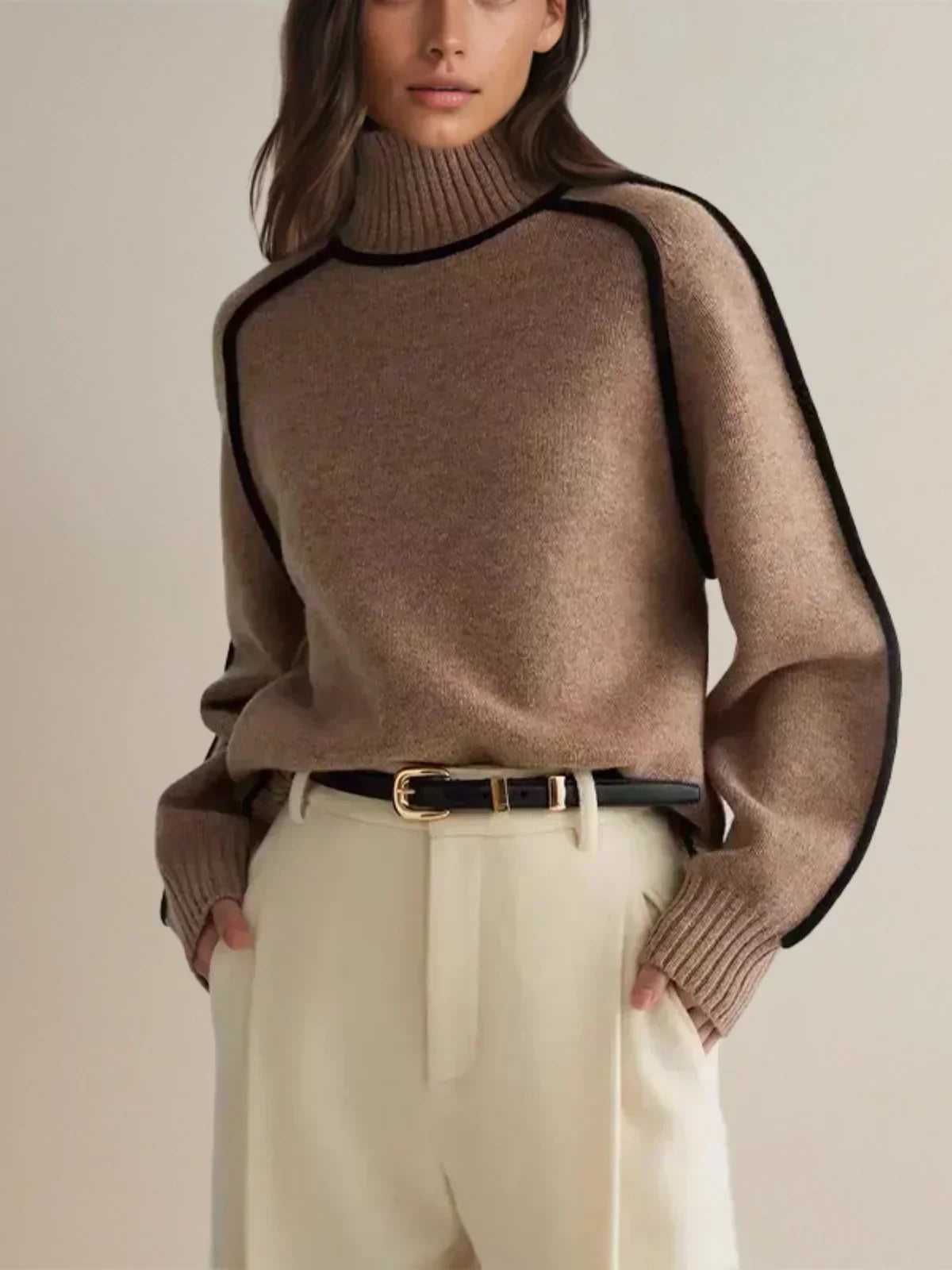 Darla Women's Elegant Turtleneck Sweater