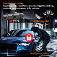 Car Dash Camera Wireless Front And Rear With Night Vision