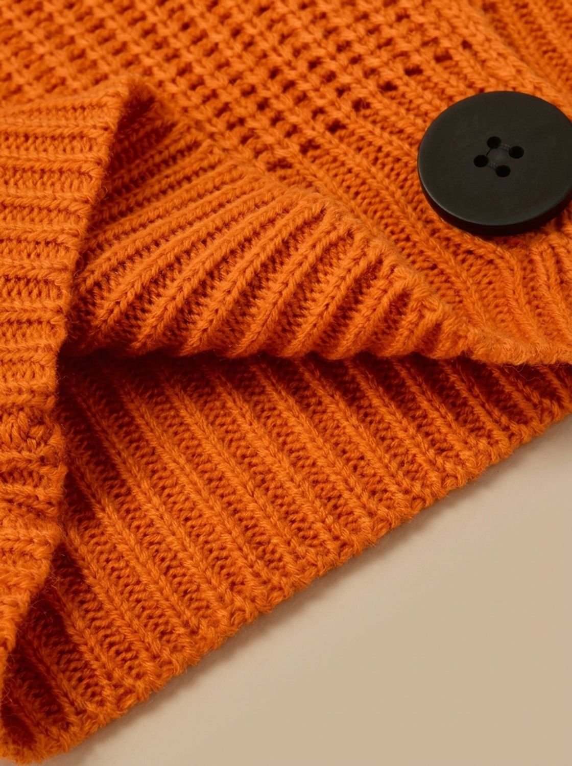 Eleanor | Women's Relaxed-Fit Ribbed Knit Folded-Collar Pullover Sweater