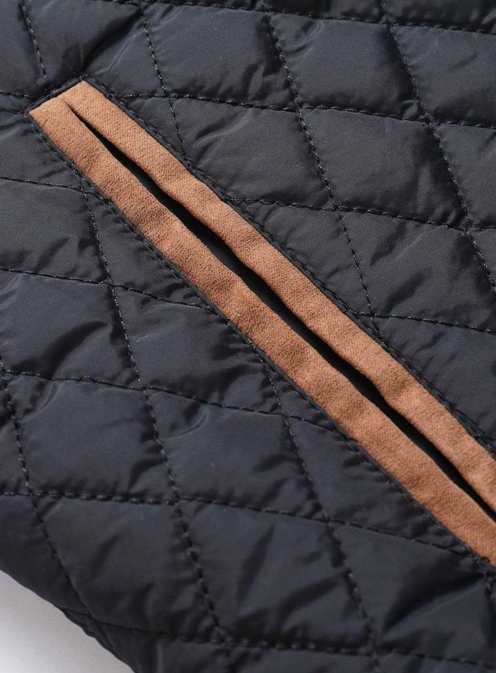 Elijah | Men's Quilted Stand-Collar Lightweight Zip Jacket
